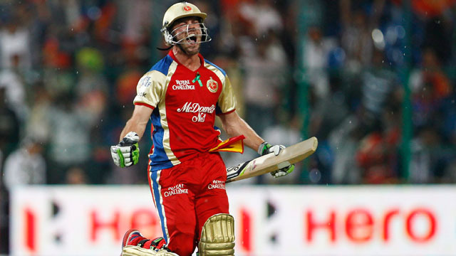 IPL: Bangalore demolishes Rajasthan by 46 runs